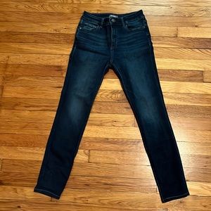 DL 1961 dark wash skinny jeans